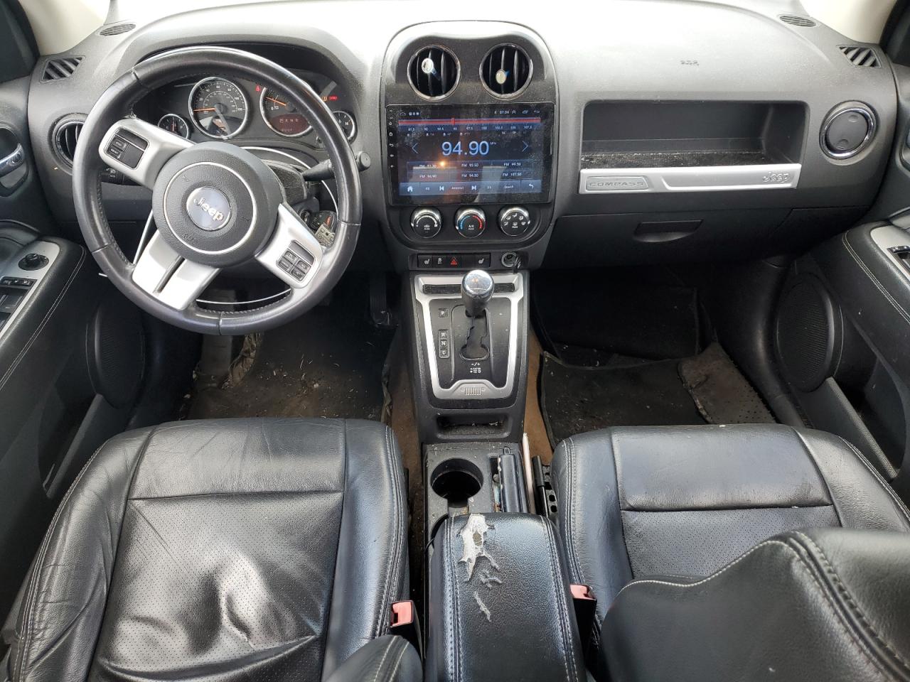 2017 Jeep Compass VIN 1C4NJCEB0HD163136 Copart auction photo, all over damage thumbnail 8