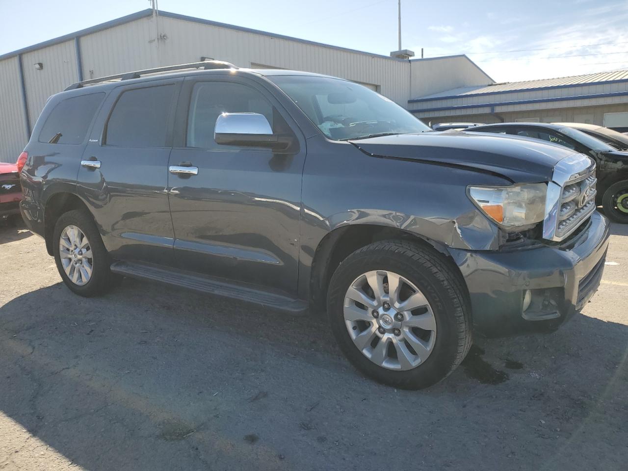 2010 Toyota Sequoia VIN 5TDDW5G18AS024010 Copart auction photo, front end damage thumbnail 4