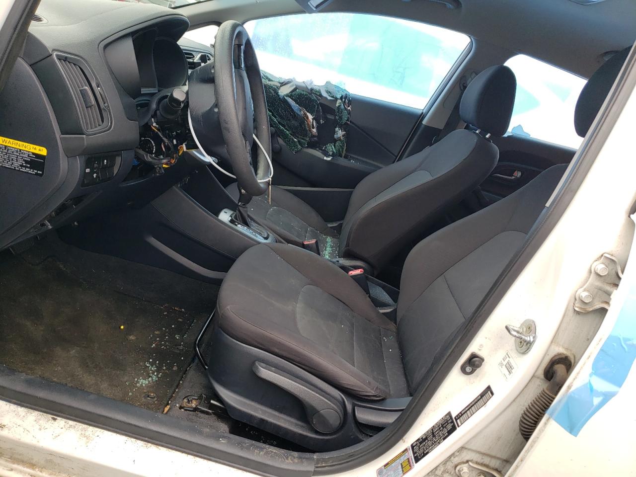 2016 KIA Rio VIN KNADM4A34G6590598 Copart auction photo, front end / vandalism damage thumbnail 7
