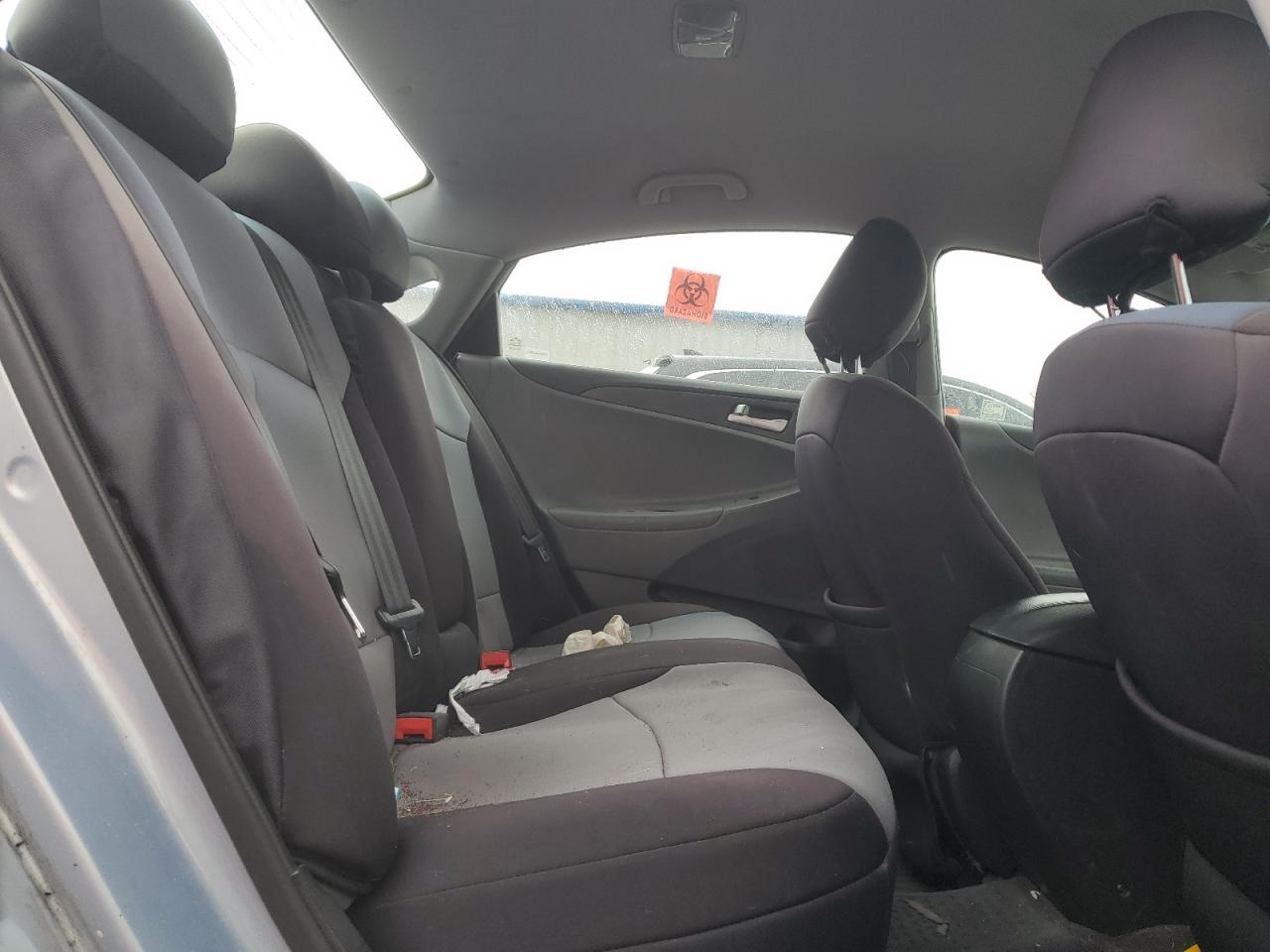 2014 Hyundai Sonata VIN 5NPEB4AC5EH864424 Copart auction photo, side / front end damage thumbnail 10