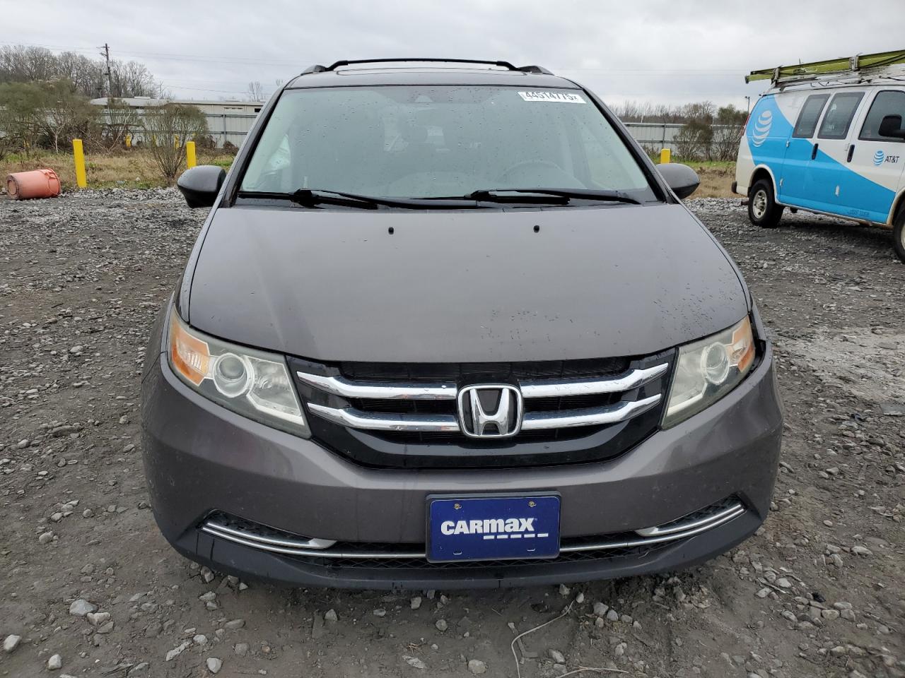 2014 Honda Odyssey VIN 5FNRL5H60EB001405 Copart auction photo, side / rear end damage thumbnail 5
