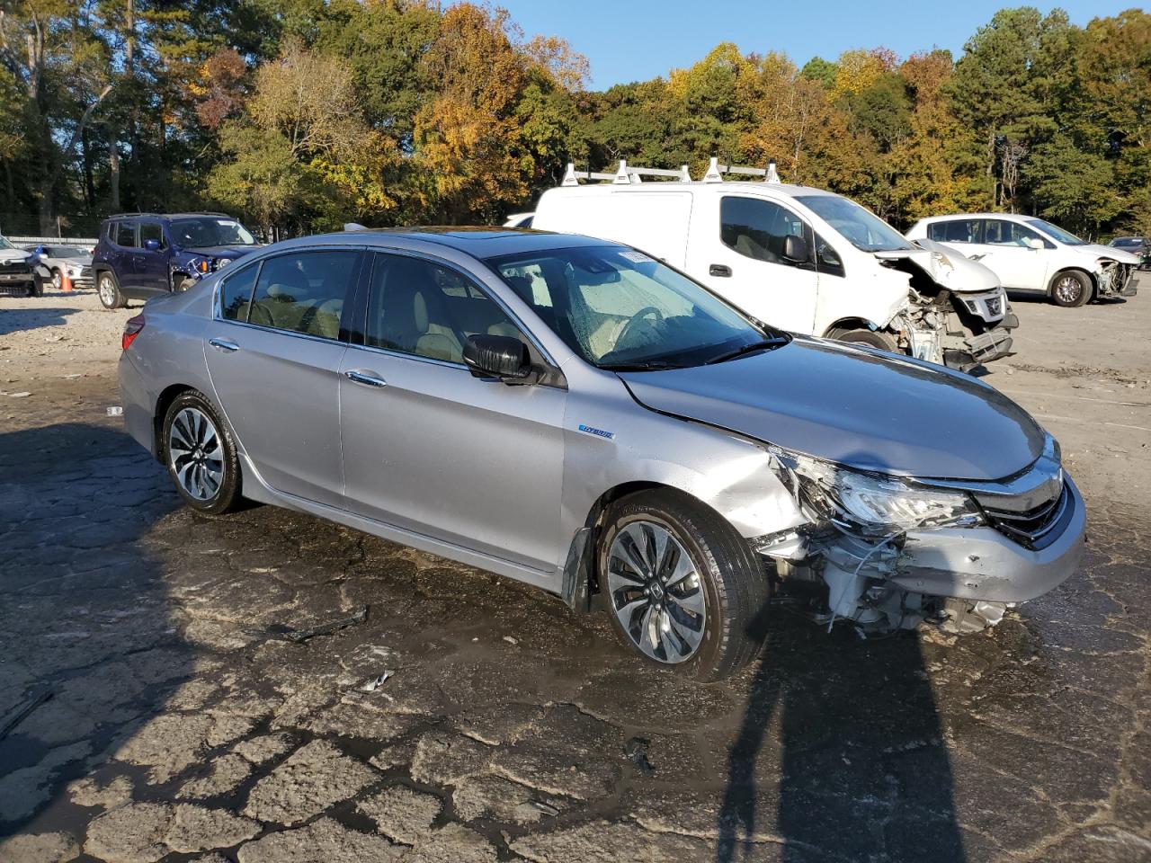 2017 Honda Accord VIN JHMCR6F78HC025554 Copart auction photo, front end damage thumbnail 4