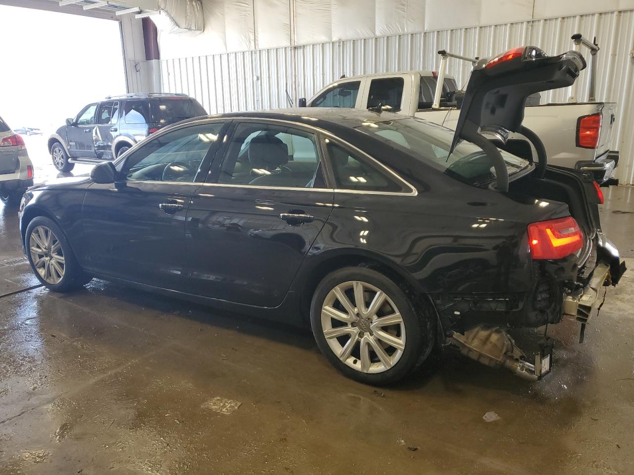 2015 Audi A6 VIN WAUGFAFC0FN021928 Copart auction photo, rear end damage thumbnail 2