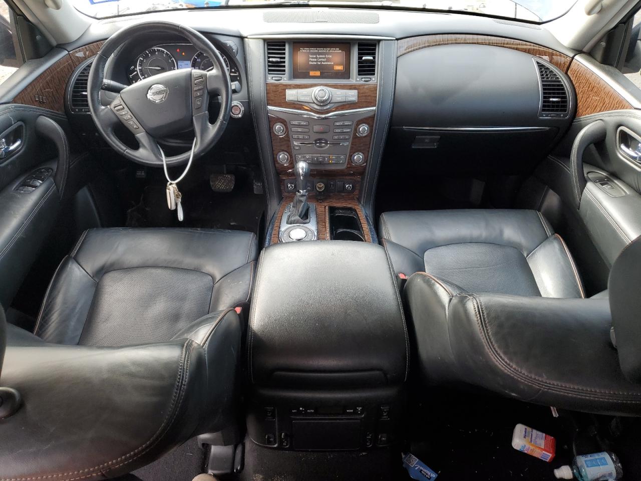 2018 Nissan Armada VIN JN8AY2NF4J9333437 Copart auction photo, rear end damage thumbnail 8