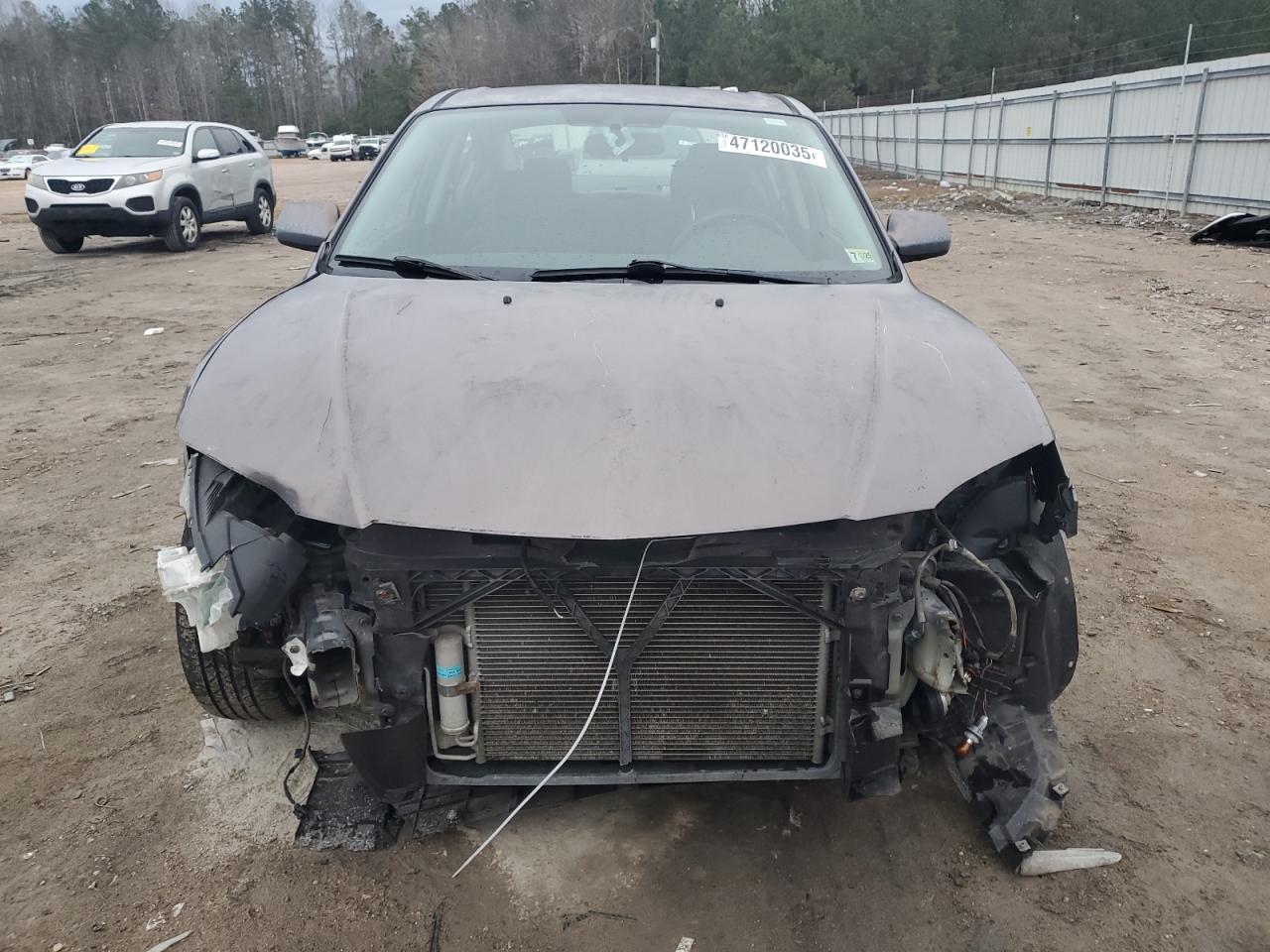 2008 Mazda 3 VIN JM1BK32F281874636 Copart auction photo, front end damage thumbnail 5
