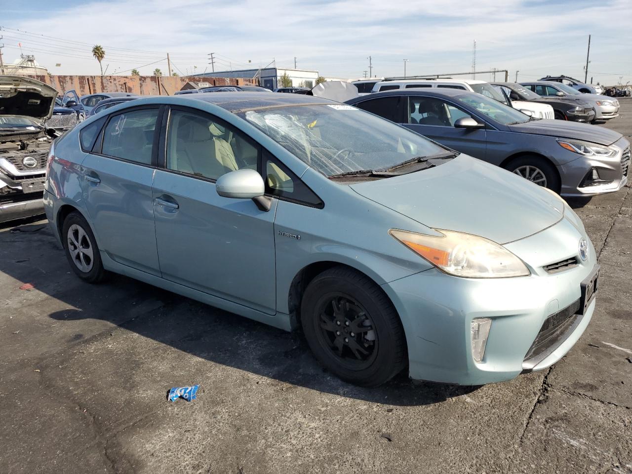2012 Toyota Prius VIN JTDKN3DU6C5501782 Copart auction photo, all over damage thumbnail 4