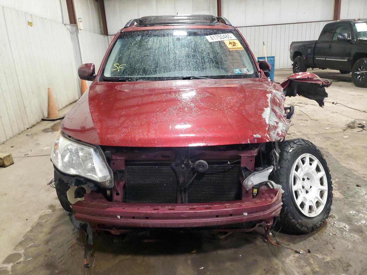 2009 Subaru Forester VIN JF2SH64689H721976 Copart auction photo, front end / side damage thumbnail 5