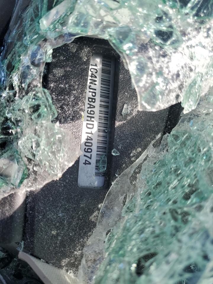2017 Jeep Liberty (Patriot) VIN 1C4NJPBA9HD140974 Copart auction photo, rollover damage thumbnail 15