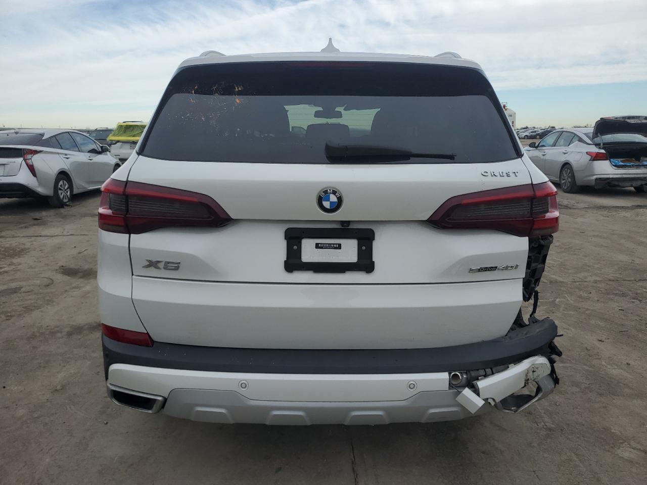 2021 BMW X5 VIN 5UXCR4C0XM9H39322 Copart auction photo, rear end damage thumbnail 6