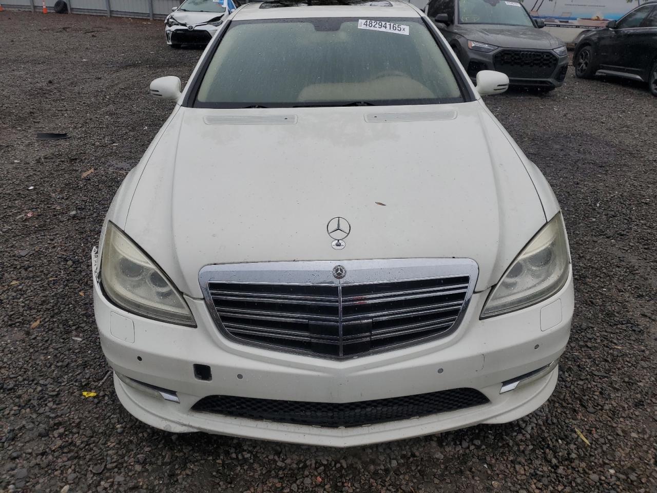 2008 Mercedes-Benz S-klasse VIN WDDNG71X08A182235 Copart auction photo, rear end damage thumbnail 5