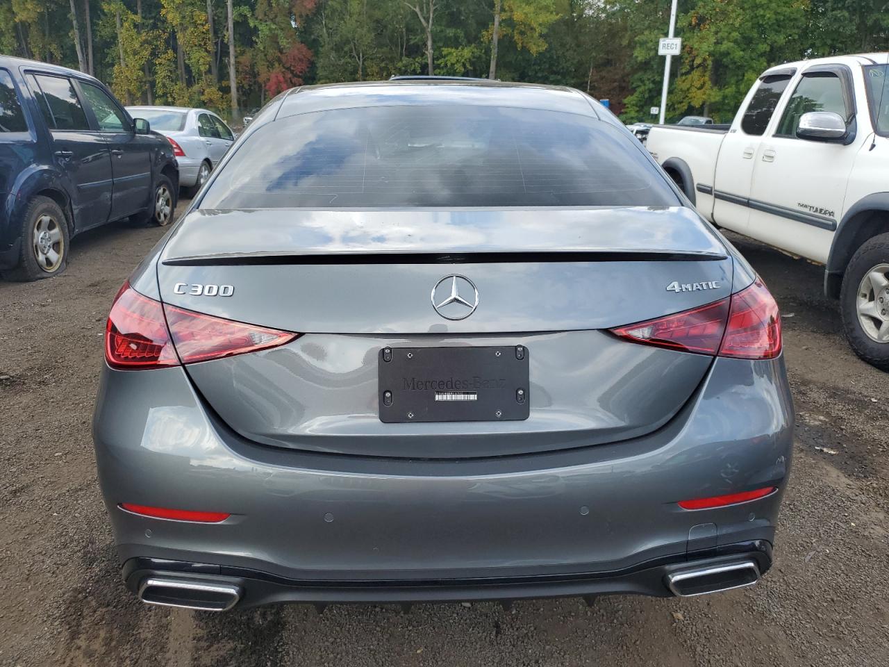 2024 Mercedes-Benz C-klasse VIN W1KAF4HB8RR187910 Copart auction photo, front end / side damage thumbnail 6