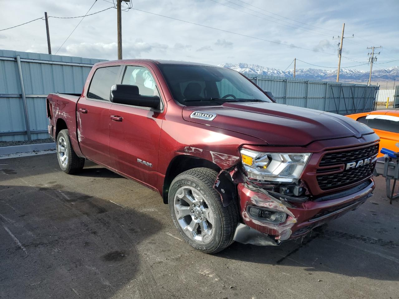 2022 RAM 1500 VIN 1C6SRFFTXNN450064 Copart auction photo, all over damage thumbnail 4