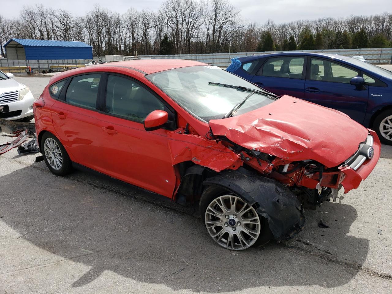 2012 Ford Focus VIN 1FAHP3K23CL178900 Copart auction photo, front end damage thumbnail 4