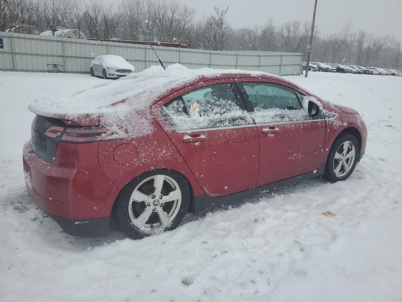 2012 Chevrolet Volt VIN 1G1RD6E42CU106806 Copart auction photo, rear end / undercarriage damage thumbnail 3