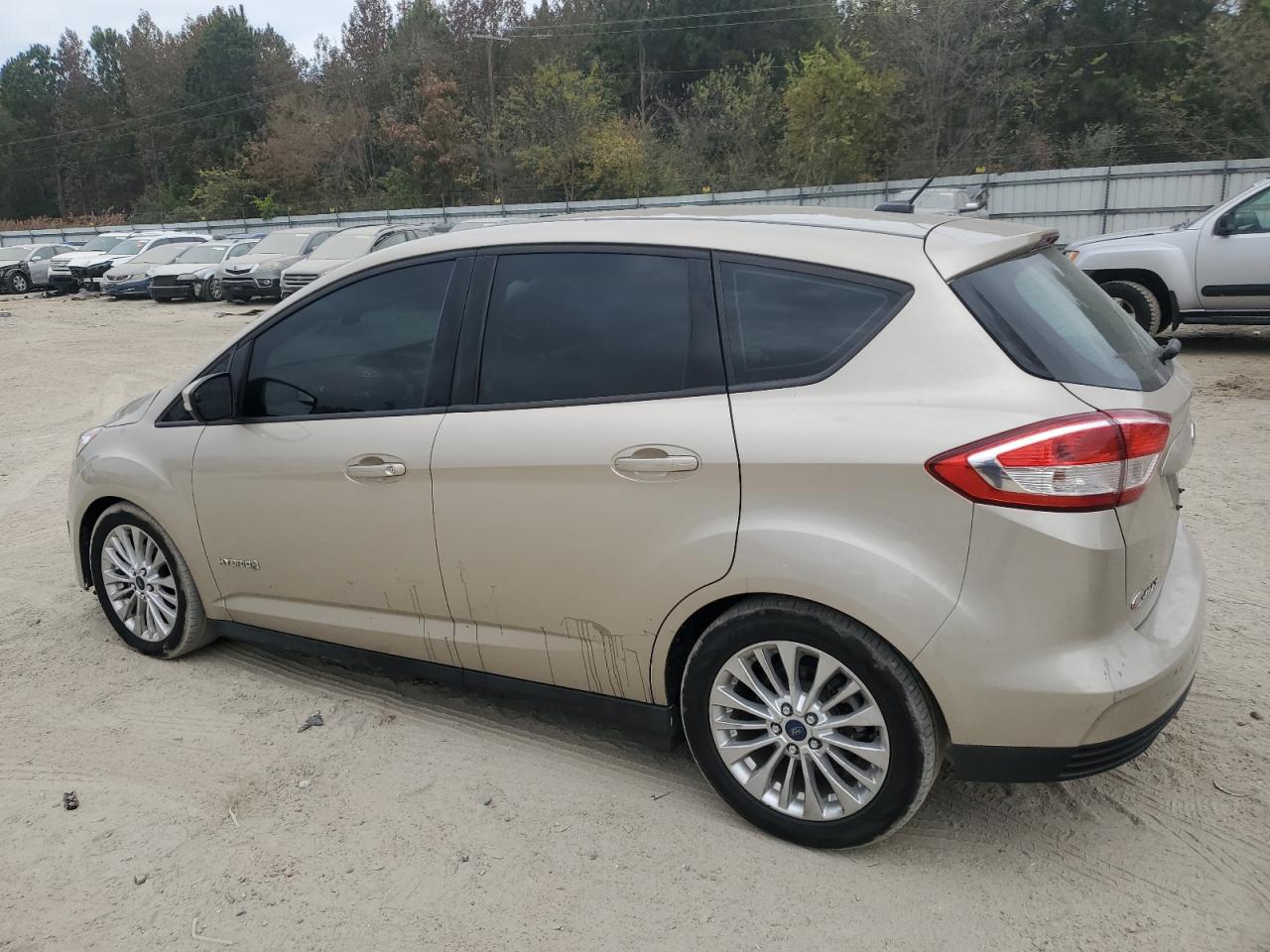 2017 Ford C-MAX VIN 1FADP5AU6HL116640 Copart auction photo, side / front end damage thumbnail 2