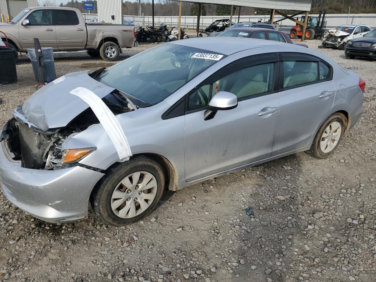 2012 Honda Civic VIN 2HGFB2F59CH612203