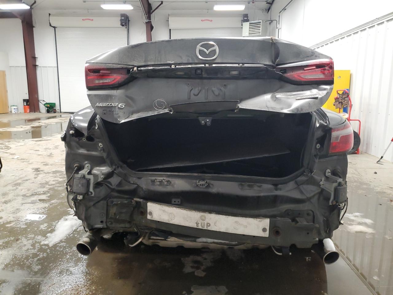 2018 Mazda 6 VIN JM1GL1U56J1312207 Copart auction photo, rear end damage thumbnail 6