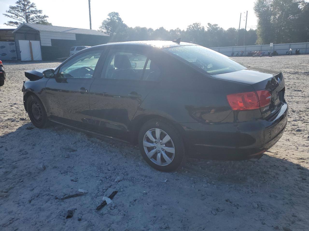 2014 Volkswagen Jetta VIN 3VWD17AJ1EM268152 Copart auction photo, front end / side damage thumbnail 2