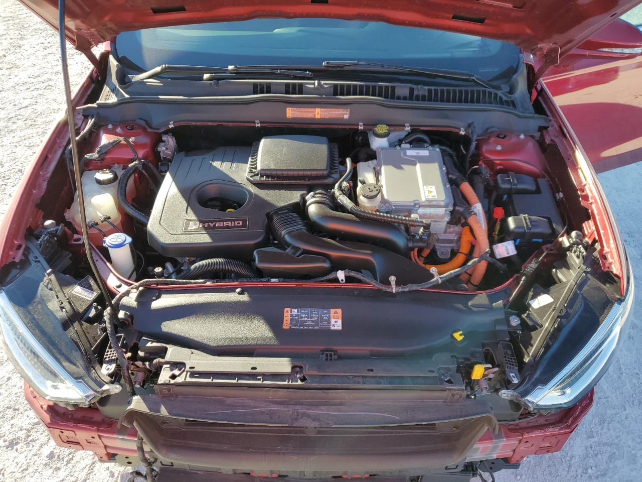 2019 Ford Fusion VIN 3FA6P0RU5KR127931 Copart auction photo, front end / side damage thumbnail 12