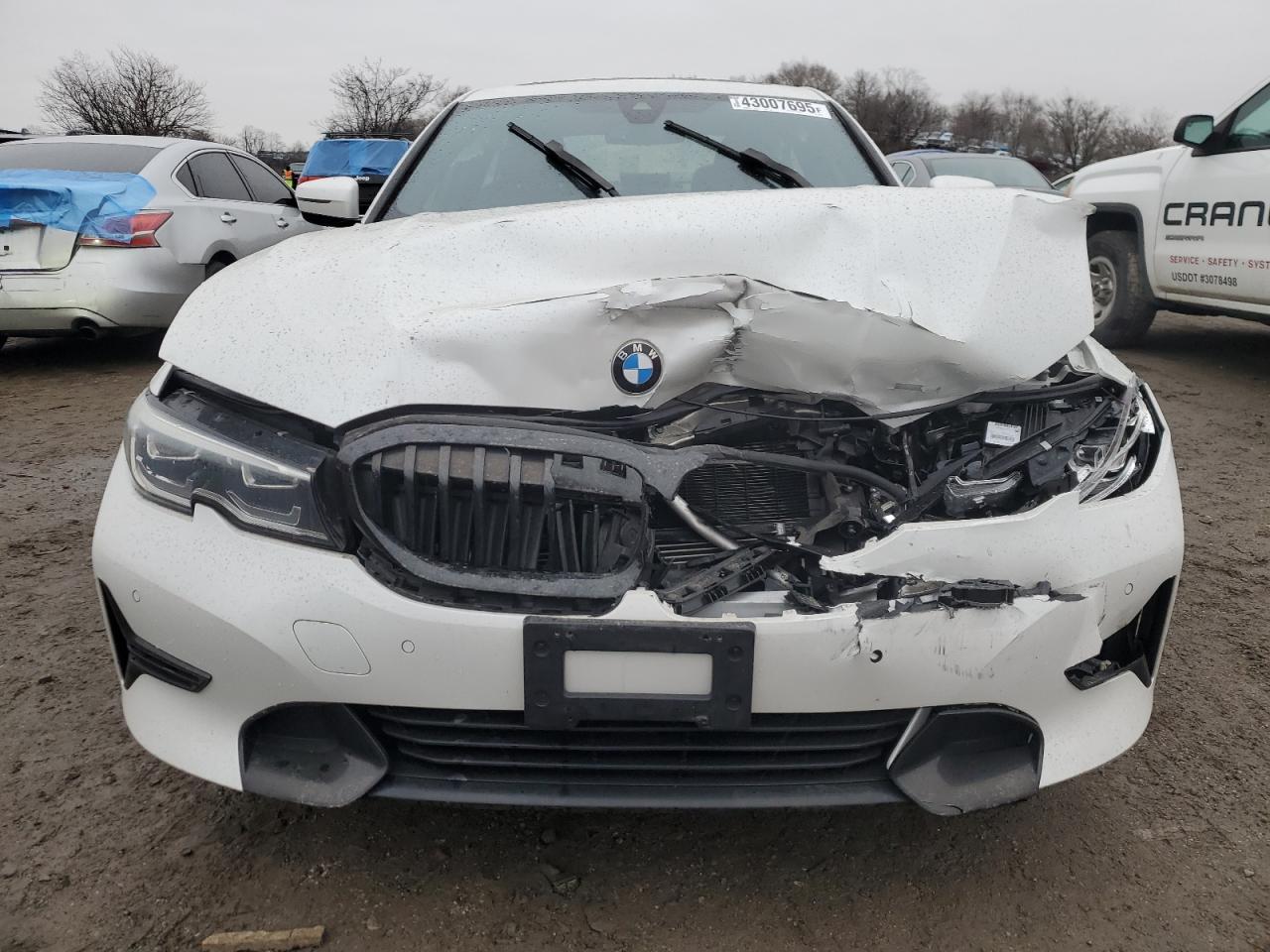 2021 BMW 3er VIN 3MW5P7J06M8B89268 Copart auction photo, front end damage thumbnail 5