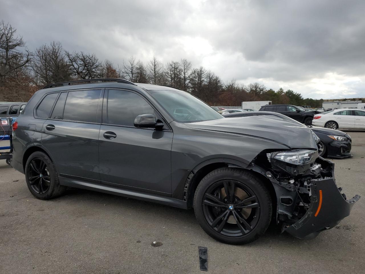 2021 BMW X7 VIN 5UXCW2C07M9H36505 Copart auction photo, front end damage thumbnail 4
