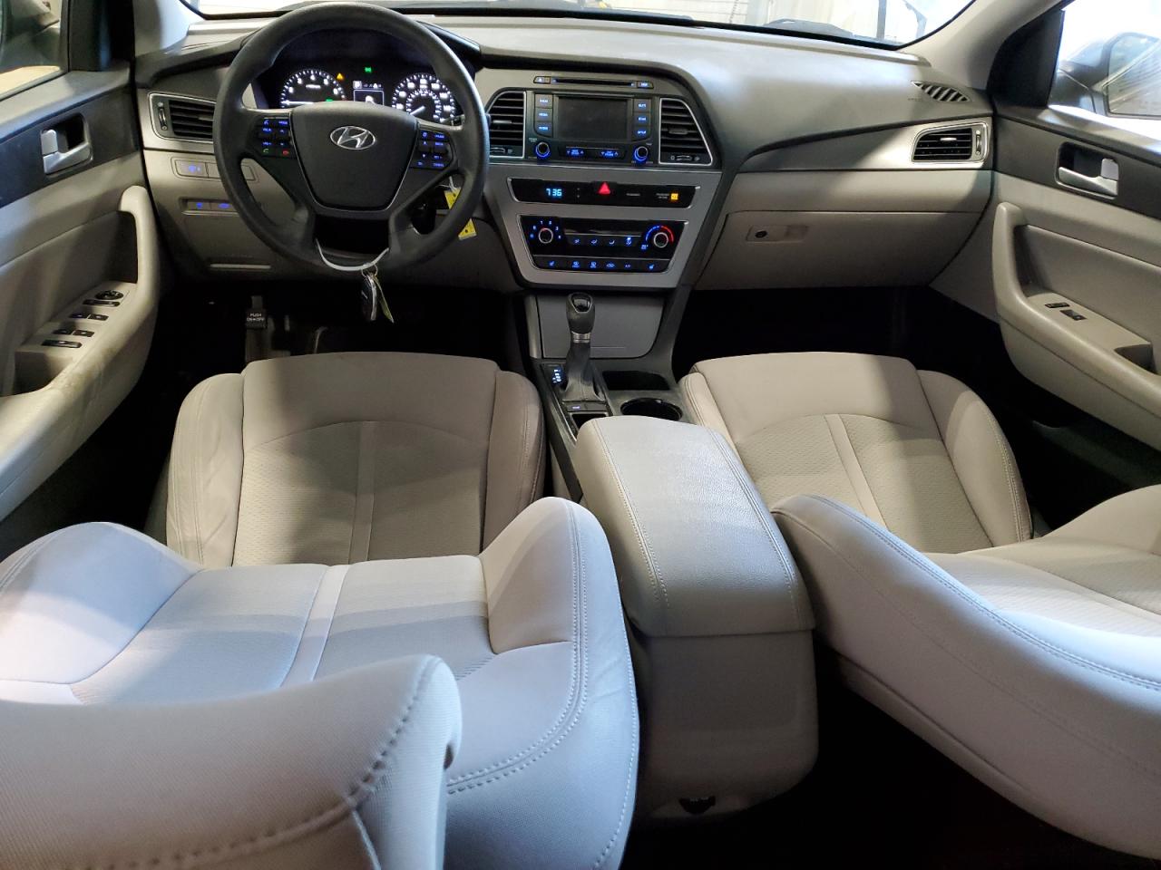 2015 Hyundai Sonata VIN 5NPE34AF8FH091196 Copart auction photo, front end damage thumbnail 8