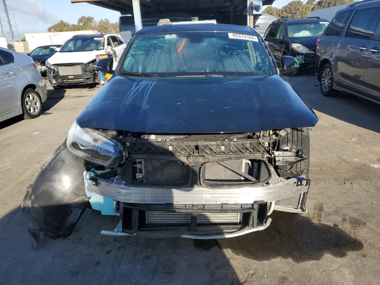 2018 BMW X2 VIN WBXYJ5C32JEF77030 Copart auction photo, front end damage thumbnail 5