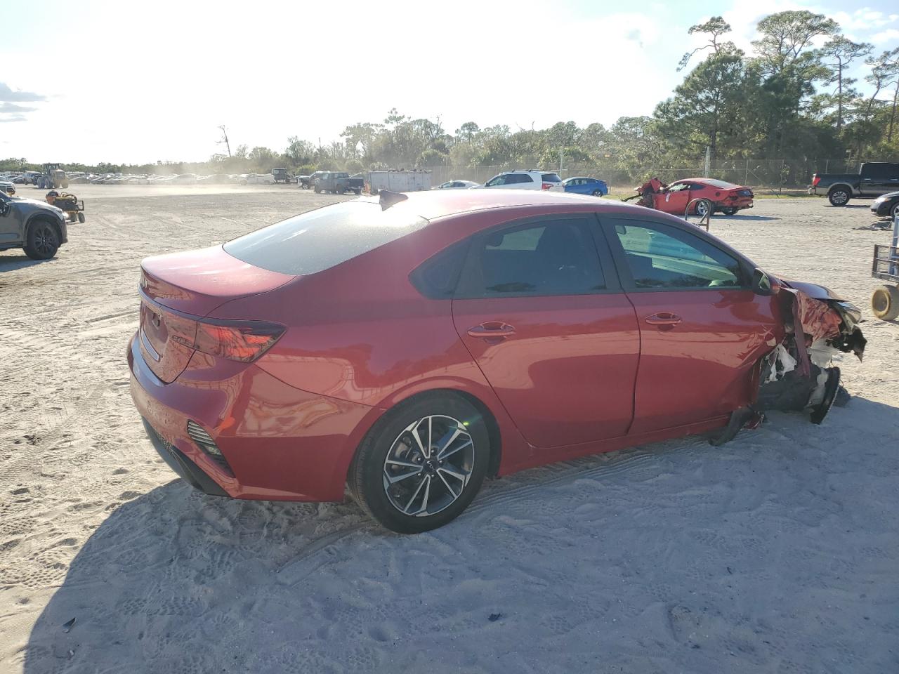 2022 KIA Forte VIN 3KPF24AD8NE458753 Copart auction photo, front end damage thumbnail 3
