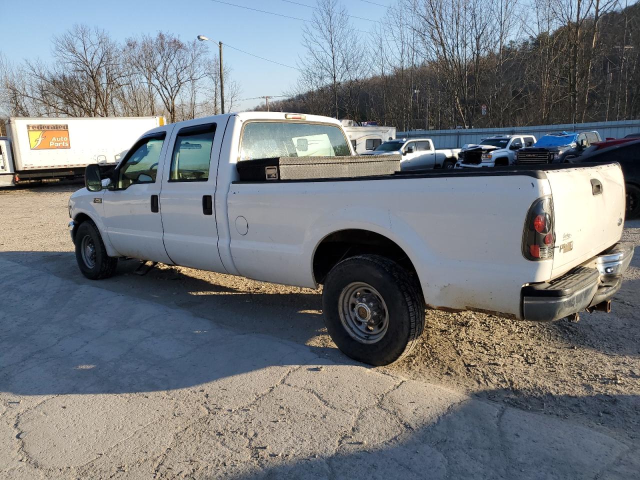 2004 Ford F250 VIN 1FTNW20S34EA79576 Copart auction photo, rear end damage thumbnail 2