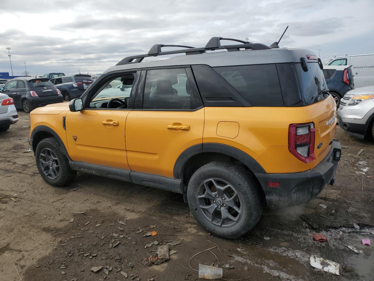 2022 Ford Bronco VIN 3FMCR9D92NRD07575 Copart auction photo, rear end damage thumbnail 2