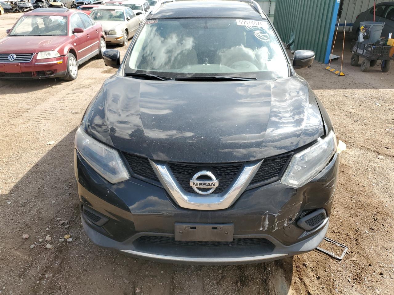 2016 Nissan Rogue VIN KNMAT2MT9GP717848 Copart auction photo, rear end / front end damage thumbnail 13