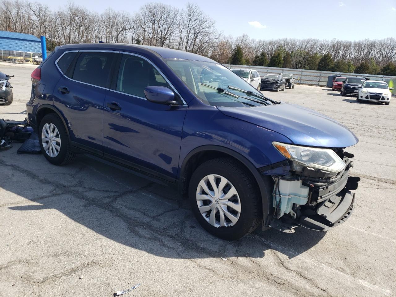 2017 Nissan Rogue VIN 5N1AT2MN9HC730671 Copart auction photo, front end / hail damage thumbnail 4