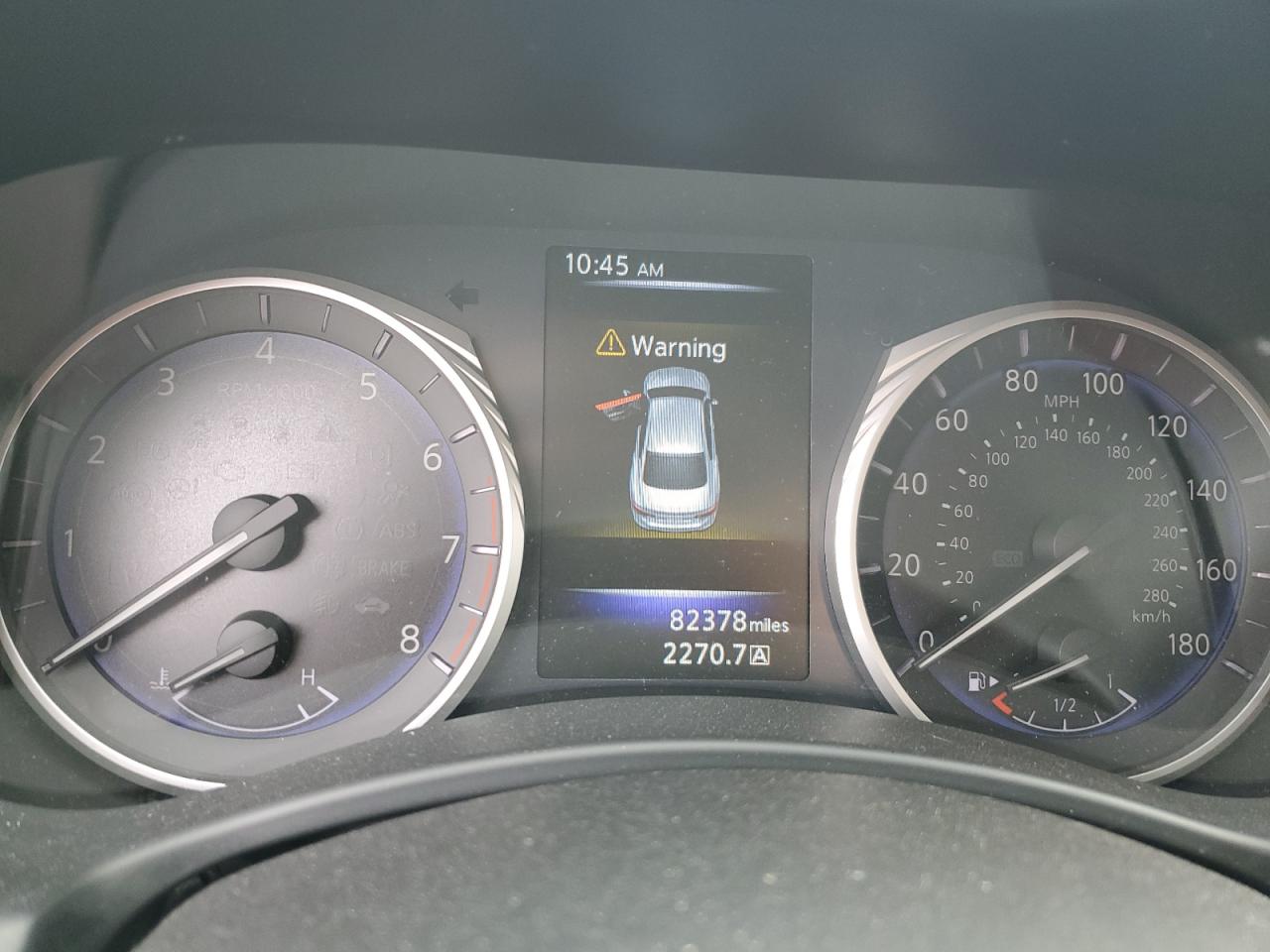 2016 Infiniti Q50 VIN JN1CV7AR9GM250458 Copart auction photo, front end / side damage thumbnail 9