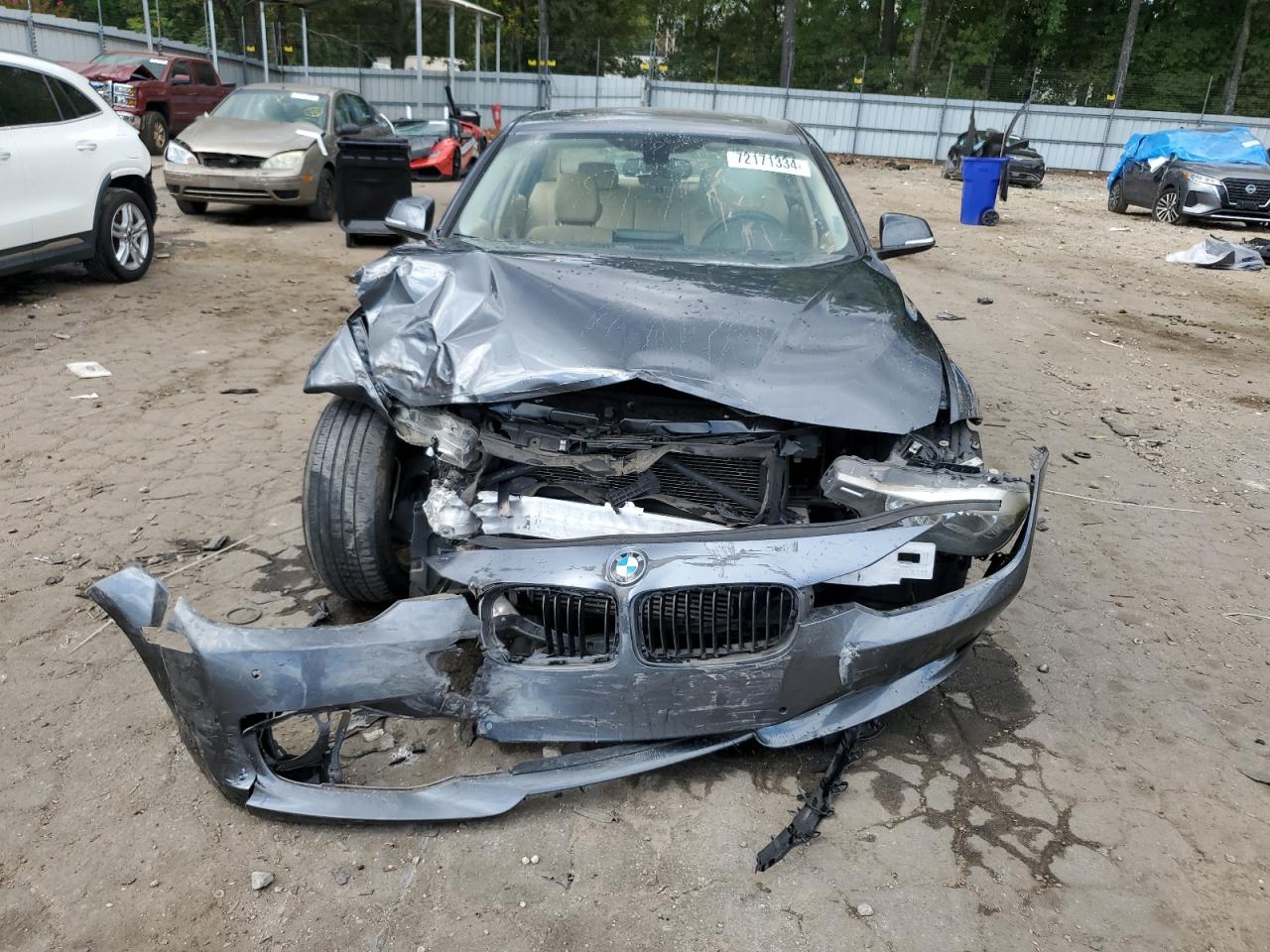 2014 BMW 3er VIN WBA3A5C53EJ463585 Copart auction photo, front end damage thumbnail 5