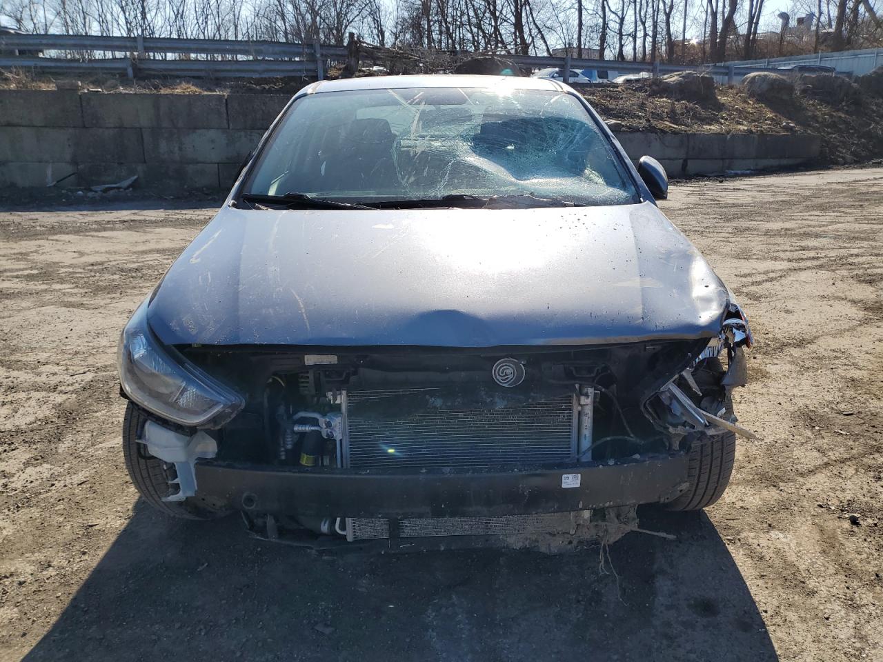 2019 Hyundai Accent VIN 3KPC24A33KE071209 Copart auction photo, all over damage thumbnail 5