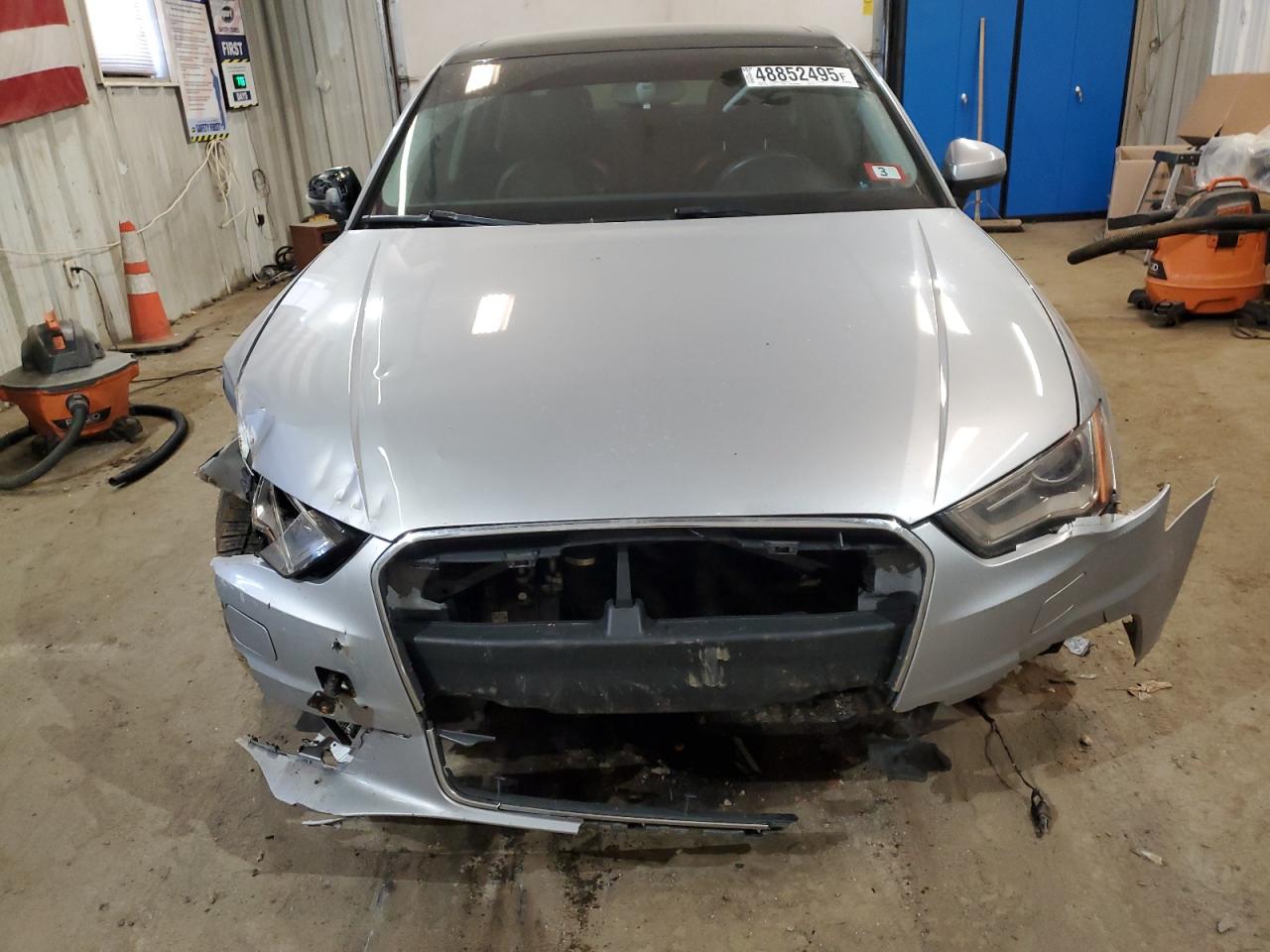 2015 Audi A3 VIN WAUBFGFF5F1047195 Copart auction photo, front end / minor dent/scratches damage thumbnail 5