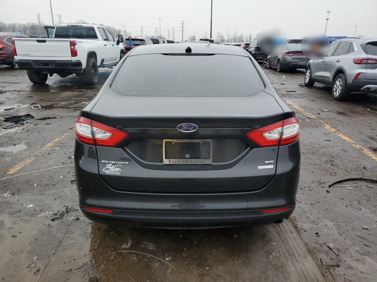 2013 Ford Fusion VIN 3FA6P0HR1DR353402 Copart auction photo, front end damage thumbnail 6