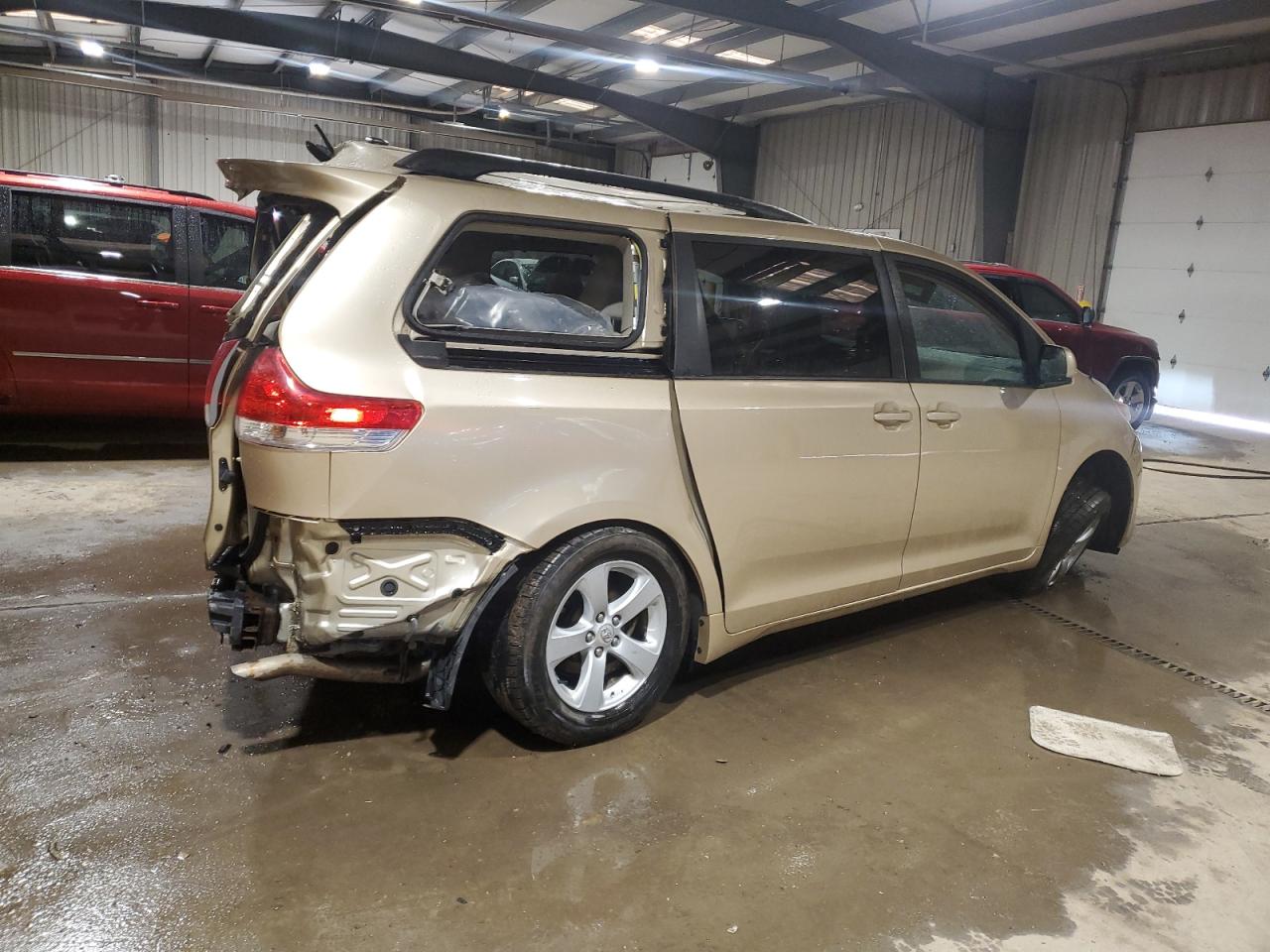2012 Toyota Sienna VIN 5TDKK3DCXCS236357 Copart auction photo, all over damage thumbnail 3