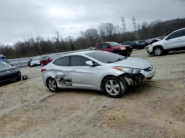 2013 Hyundai Elantra VIN KMHDH4AE5DU931194 Copart auction photo, side / front end damage thumbnail 10