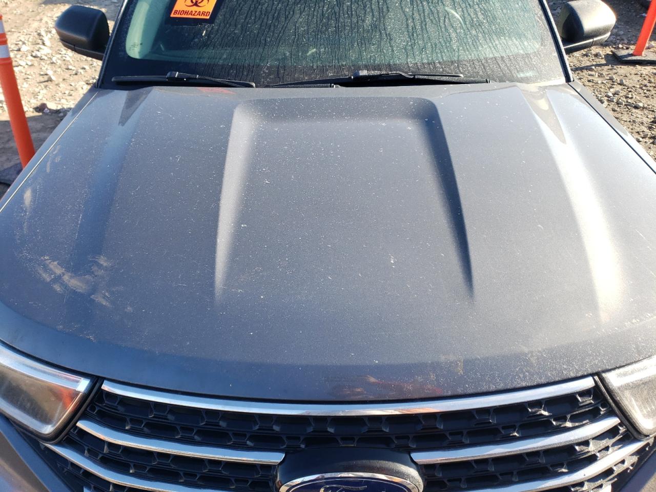 2021 Ford Explorer VIN 1FMSK8DH7MGB00400 Copart auction photo, biohazard/chemical damage thumbnail 12