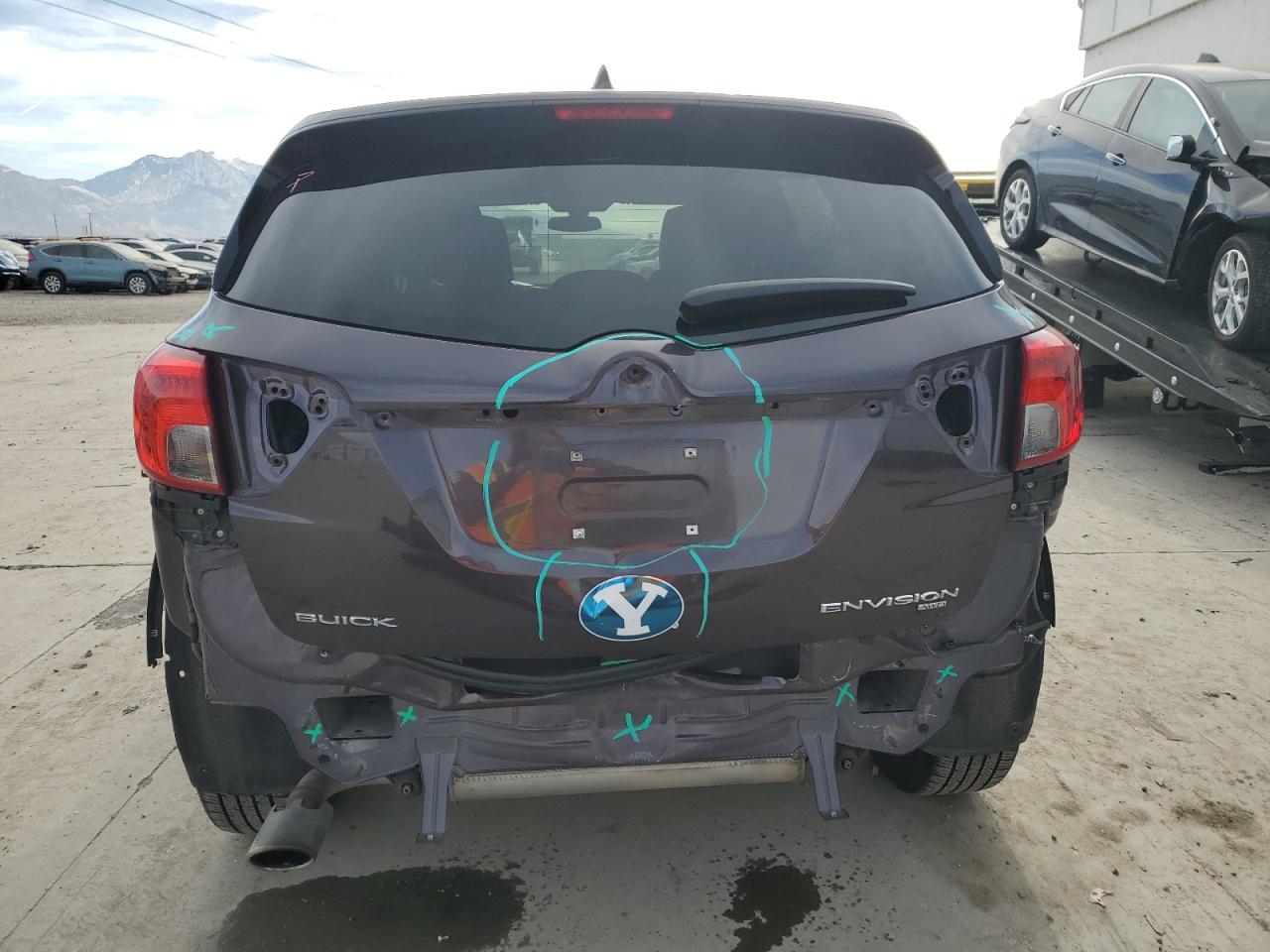 2017 Buick Envision VIN LRBFXDSAXHD097908 Copart auction photo, unknown damage thumbnail 6
