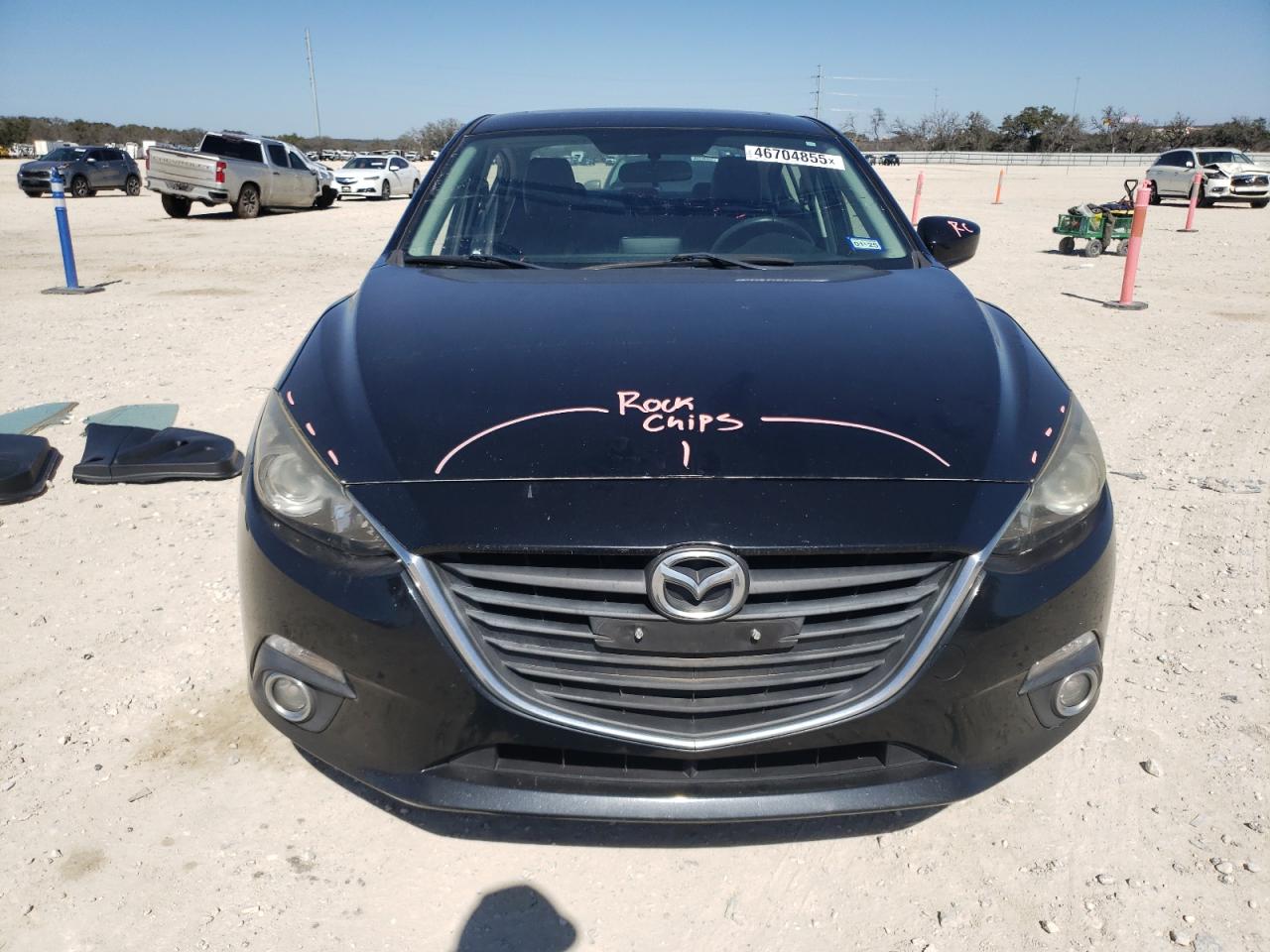 2014 Mazda 3 VIN JM1BM1W79E1130447 Copart auction photo, side / rear end damage thumbnail 5