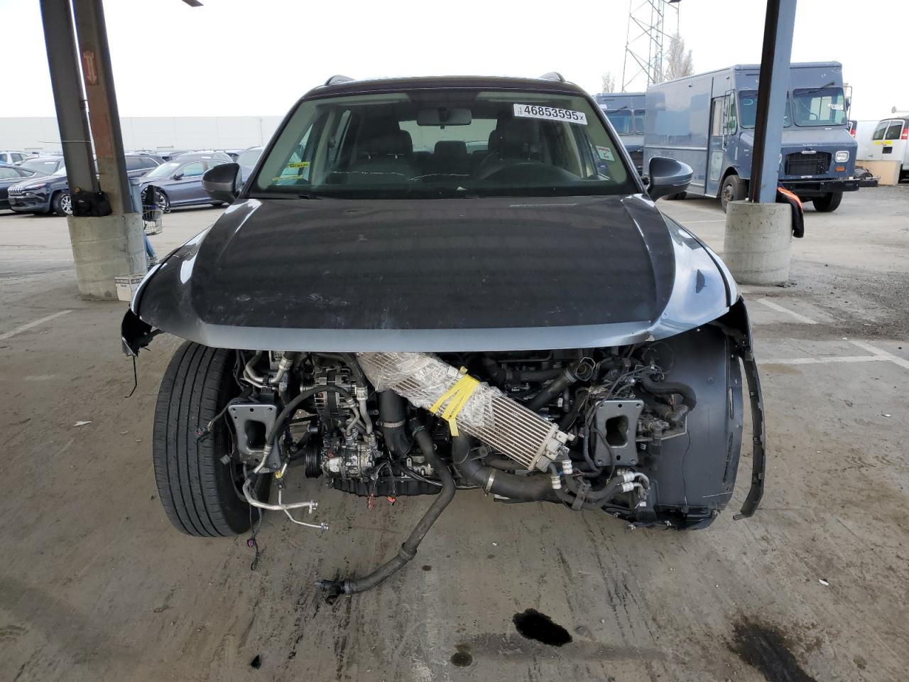2019 Volkswagen Tiguan VIN 3VV1B7AX3KM174584 Copart auction photo, front end / rear end damage thumbnail 5