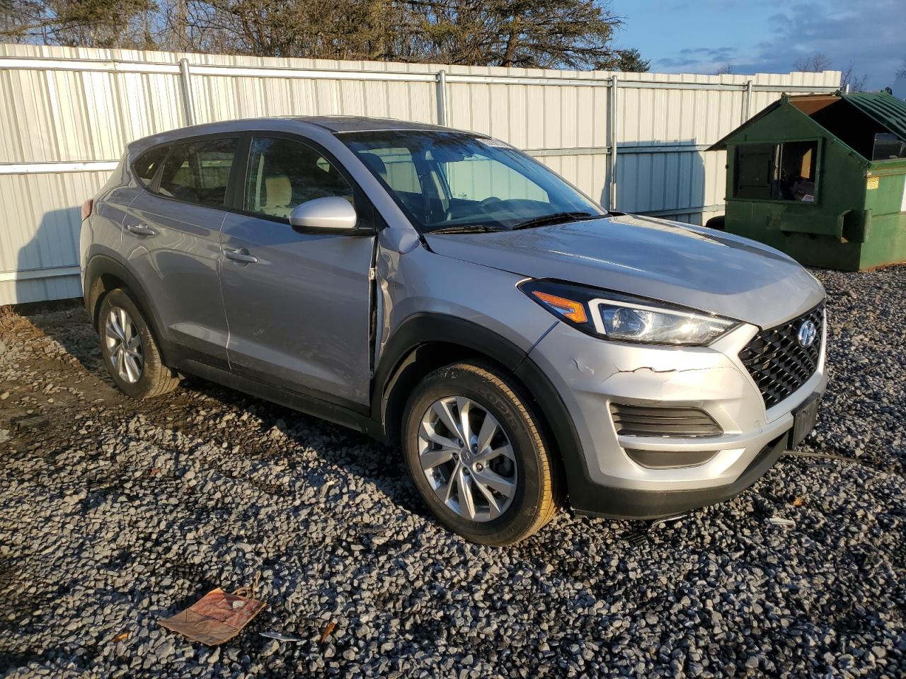 2020 Hyundai Tucson VIN KM8J2CA46LU117334 Copart auction photo, all over damage thumbnail 4
