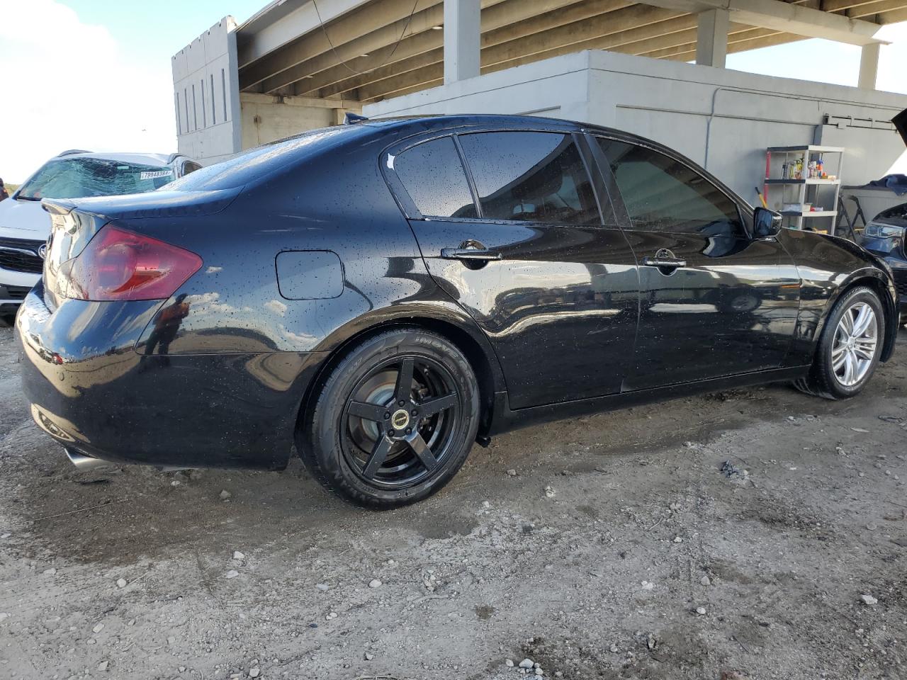 2013 Infiniti G VIN JN1CV6AP7DM304313 Copart auction photo, water/flood / rear end damage thumbnail 3