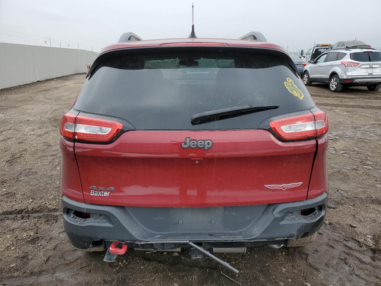 2014 Jeep Cherokee VIN 1C4PJMBS6EW147297 Copart auction photo, rear end / front end damage thumbnail 6
