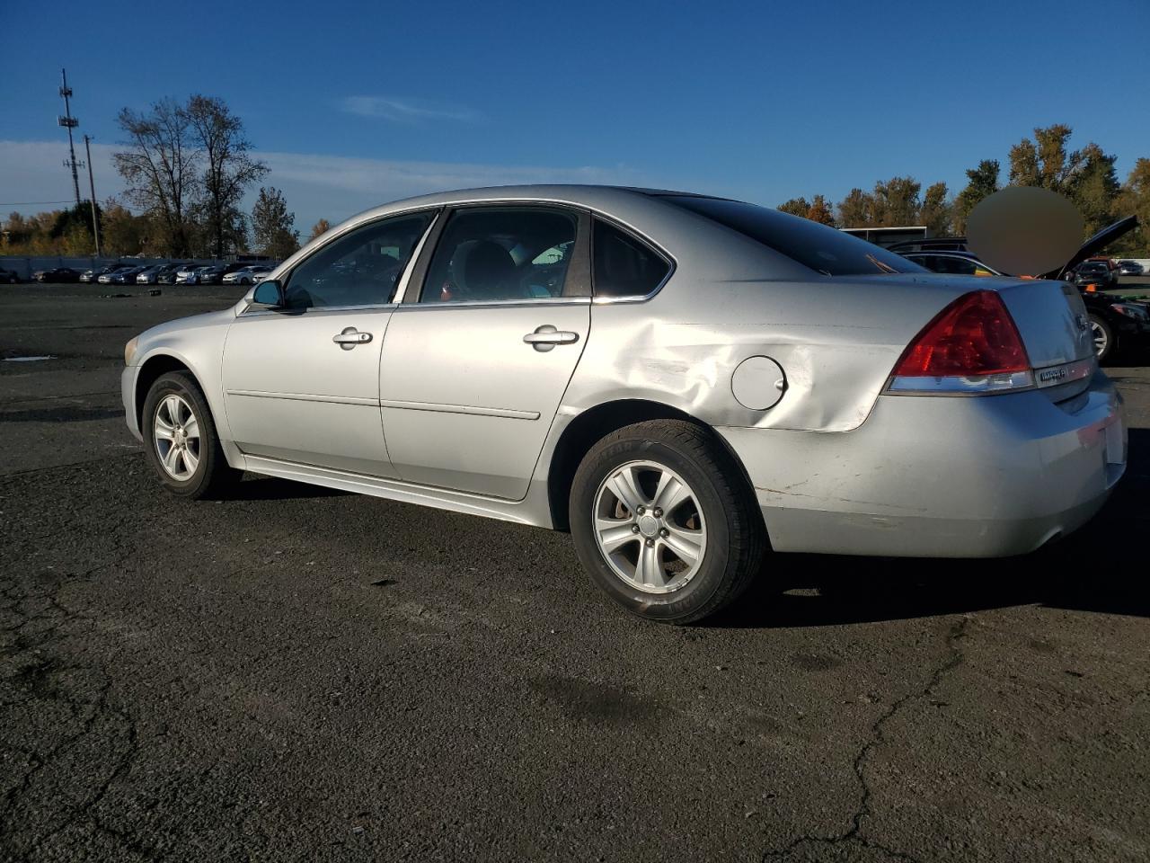 2012 Chevrolet Impala VIN 2G1WF5E35C1213729 Copart auction photo, undercarriage / rear end damage thumbnail 2