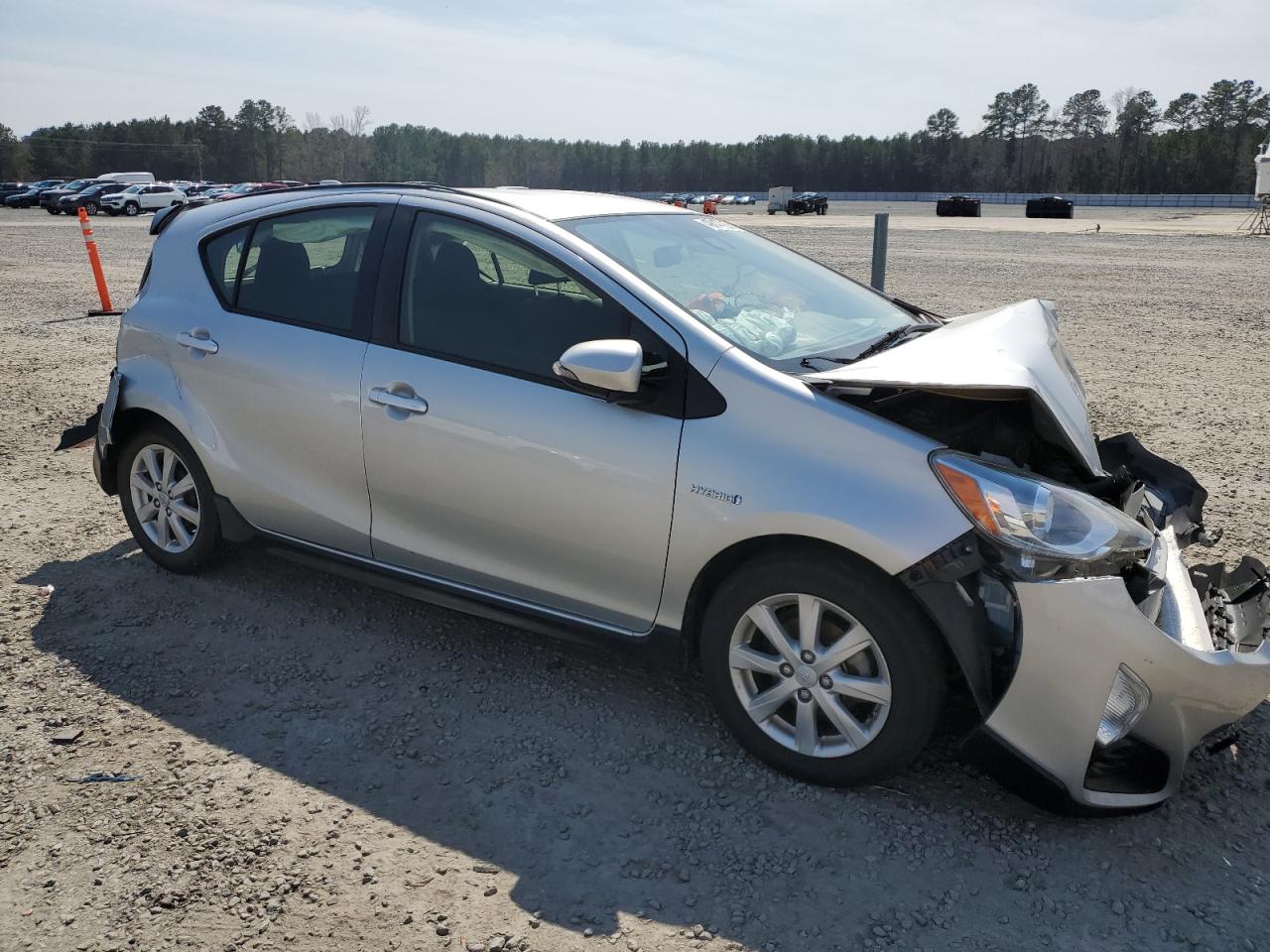 2017 Toyota Prius VIN JTDKDTB31H1598496 Copart auction photo, front end / rear end damage thumbnail 4