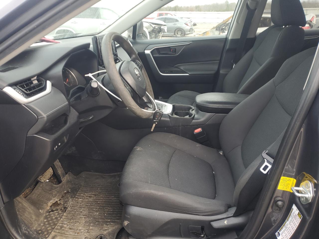 2020 Toyota RAV 4 VIN 2T3H1RFV2LW098973 Copart auction photo, front end / side damage thumbnail 7