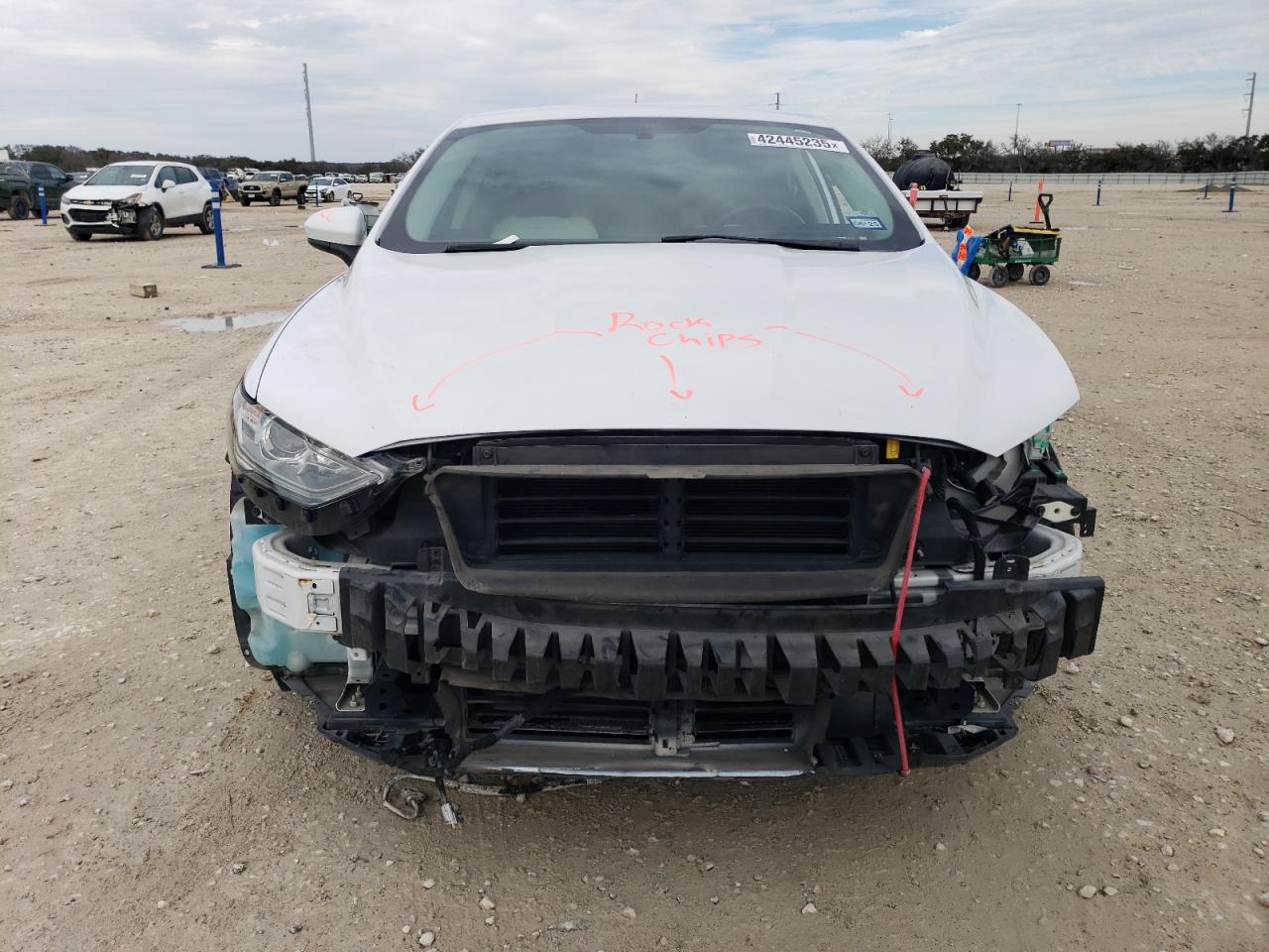 2018 Ford Fusion VIN 3FA6P0LU3JR209356 Copart auction photo, front end / side damage thumbnail 5